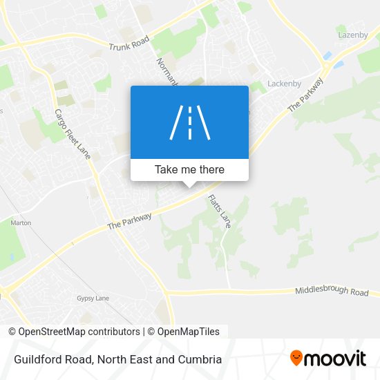 Guildford Road map