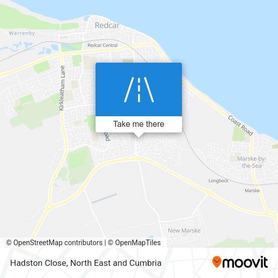 Hadston Close map