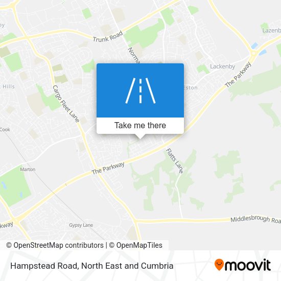 Hampstead Road map