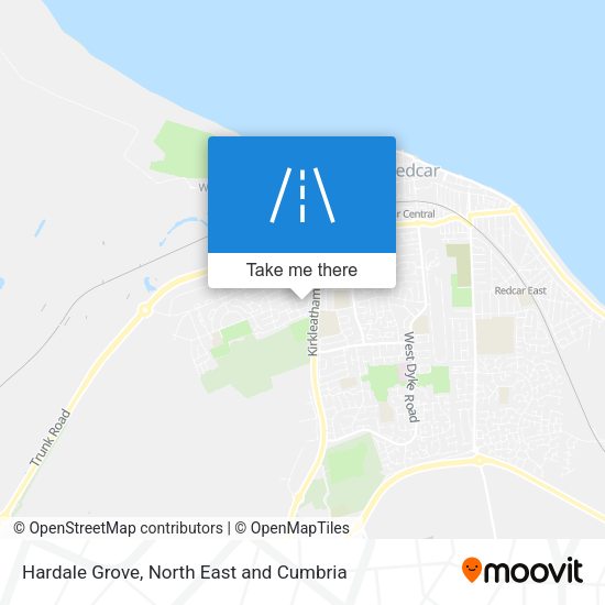 Hardale Grove map