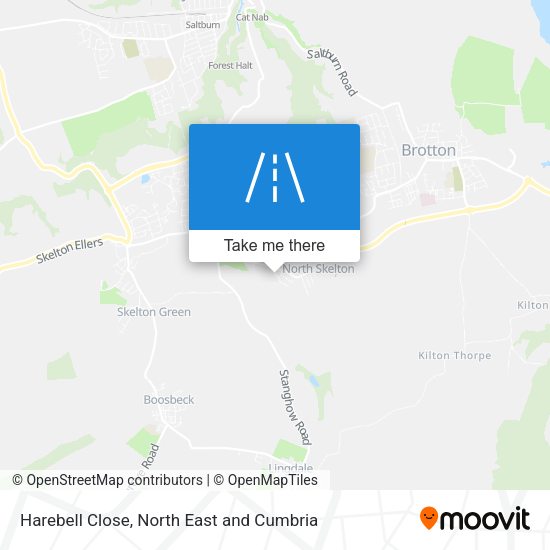 Harebell Close map