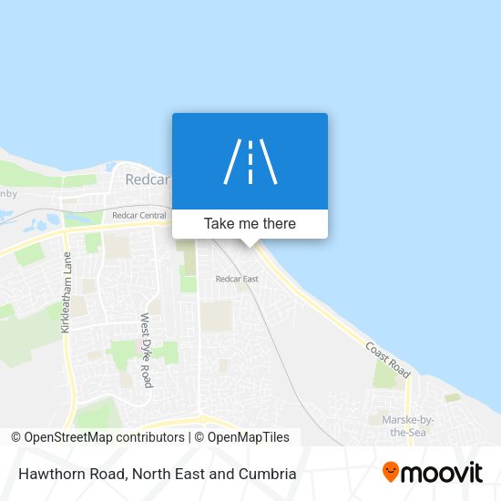 Hawthorn Road map