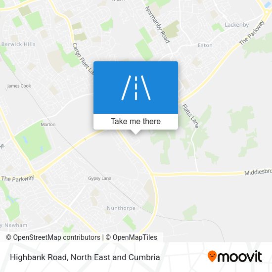 Highbank Road map