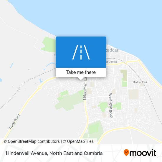 Hinderwell Avenue map