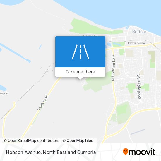 Hobson Avenue map