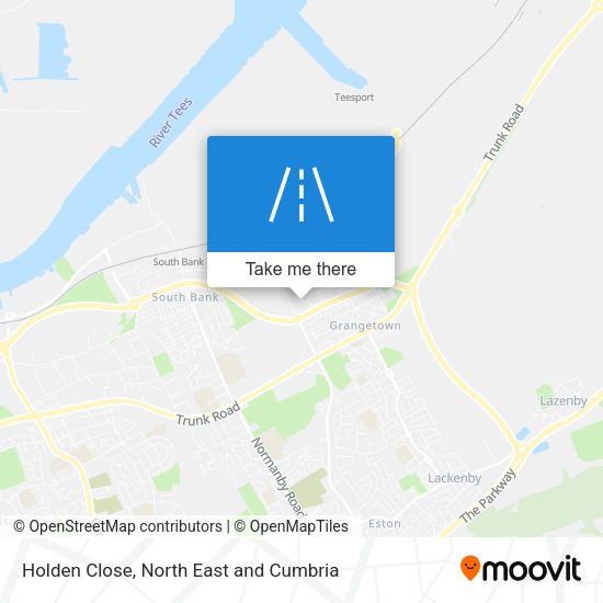 Holden Close map
