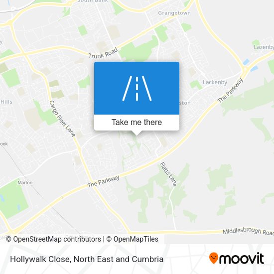 Hollywalk Close map
