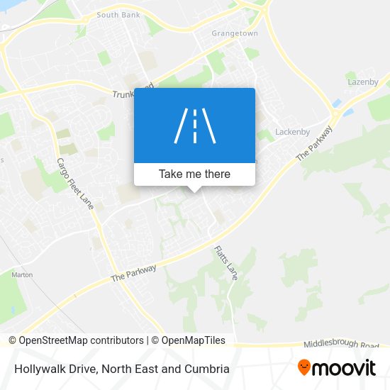 Hollywalk Drive map