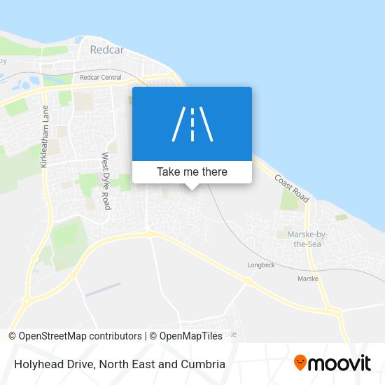 Holyhead Drive map