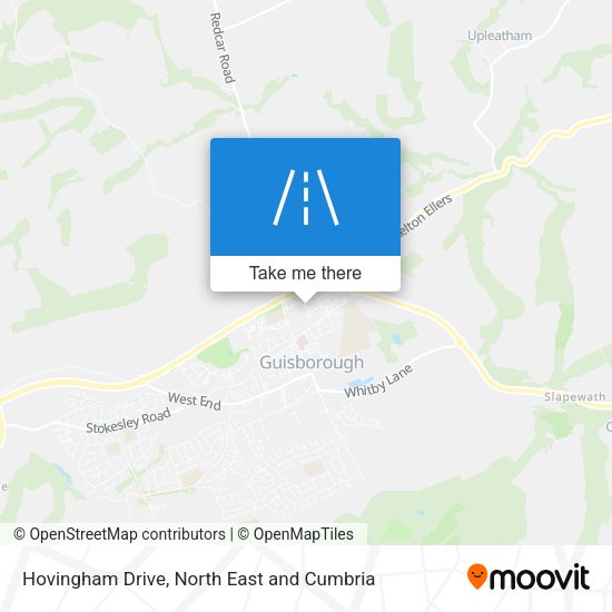 Hovingham Drive map