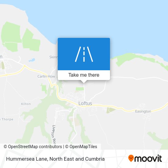 Hummersea Lane map