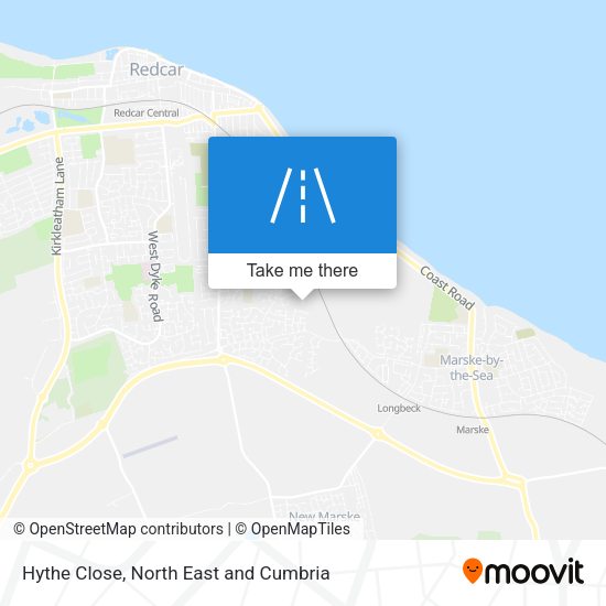 Hythe Close map