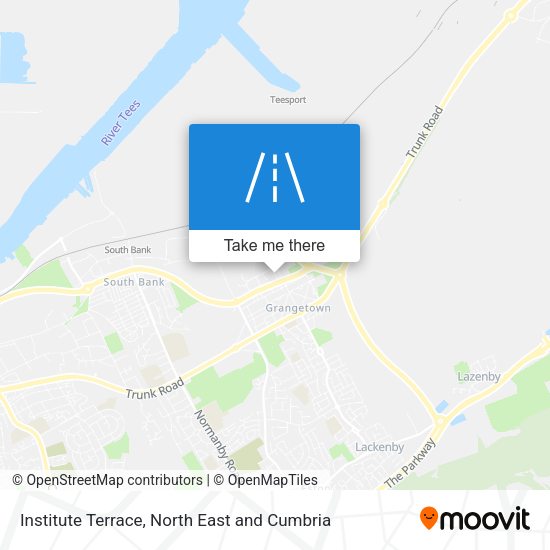 Institute Terrace map