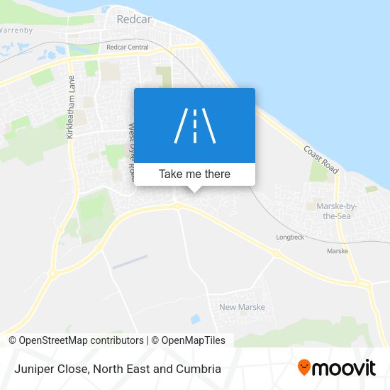 Juniper Close map