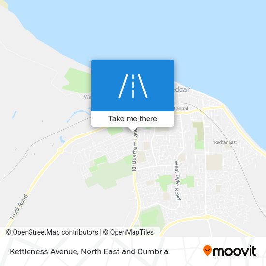 Kettleness Avenue map