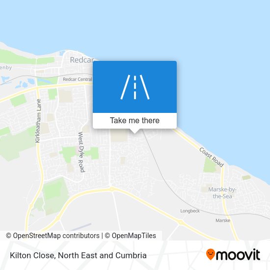 Kilton Close map