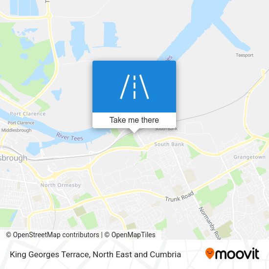 King Georges Terrace map