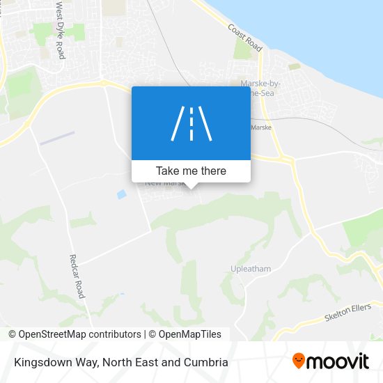 Kingsdown Way map