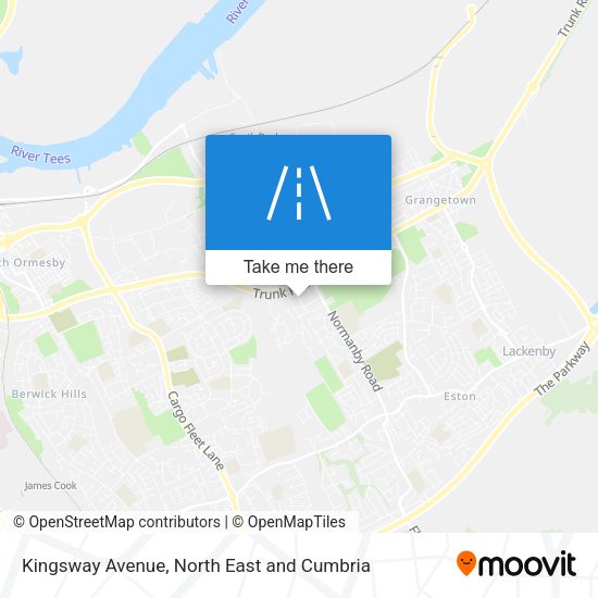 Kingsway Avenue map