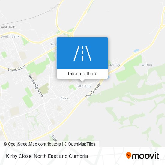 Kirby Close map