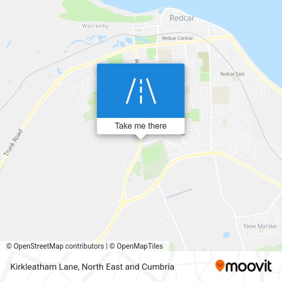 Kirkleatham Lane map