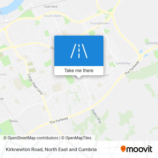Kirknewton Road map