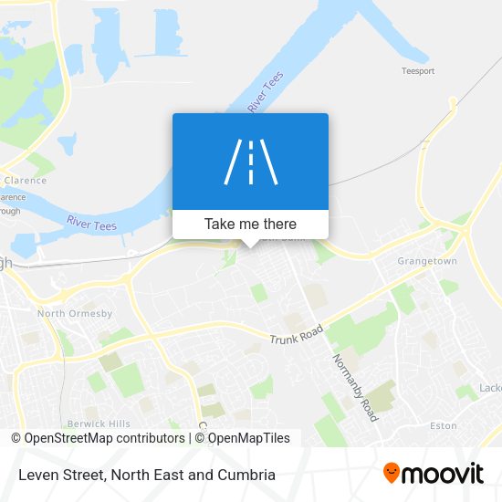 Leven Street map