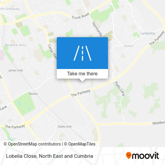 Lobelia Close map