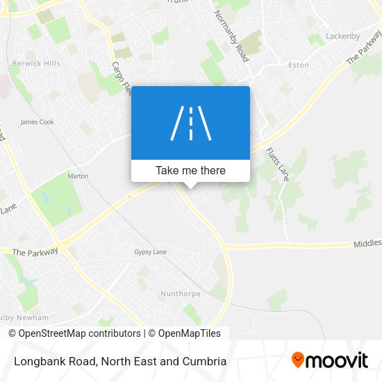 Longbank Road map