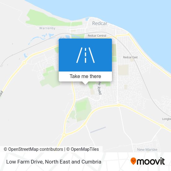 Low Farm Drive map