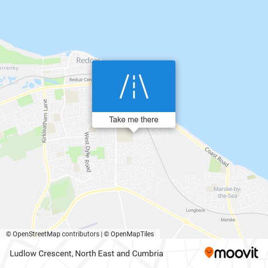 Ludlow Crescent map