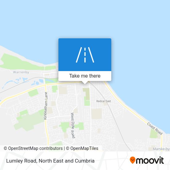 Lumley Road map