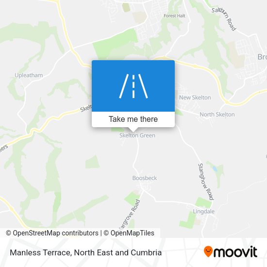 Manless Terrace map