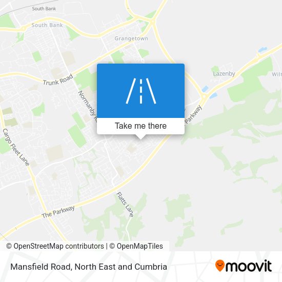Mansfield Road map