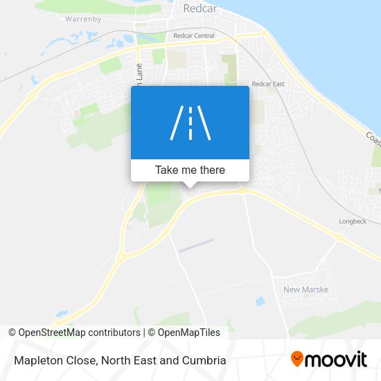 Mapleton Close map