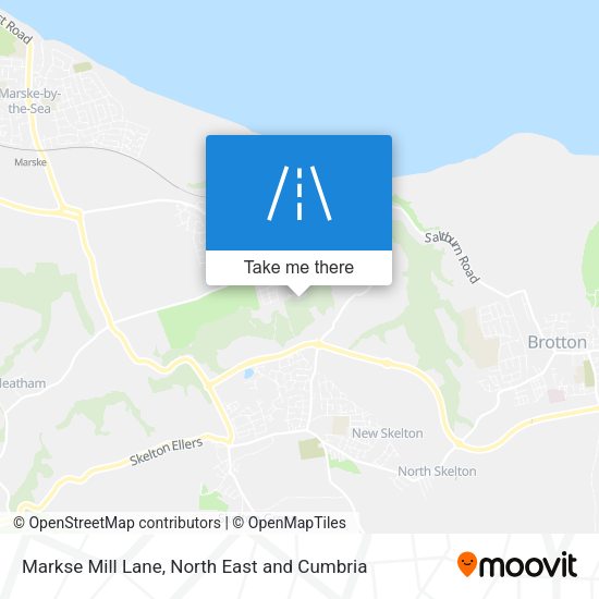 Markse Mill Lane map
