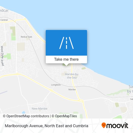 Marlborough Avenue map