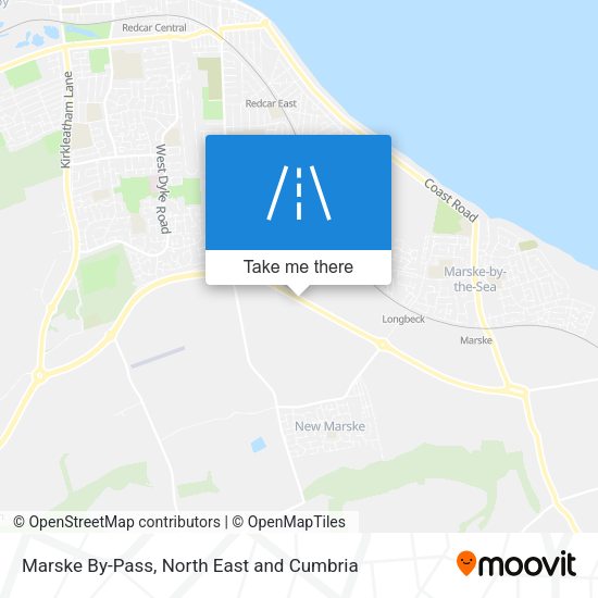 Marske By-Pass map