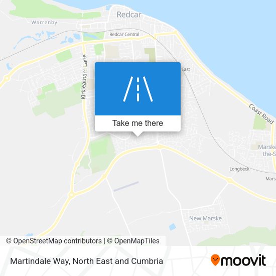 Martindale Way map