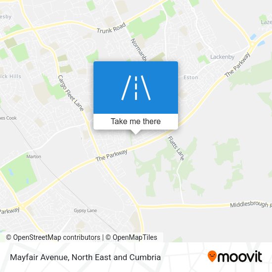 Mayfair Avenue map