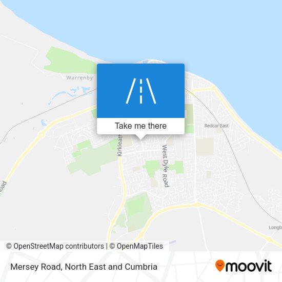 Mersey Road map