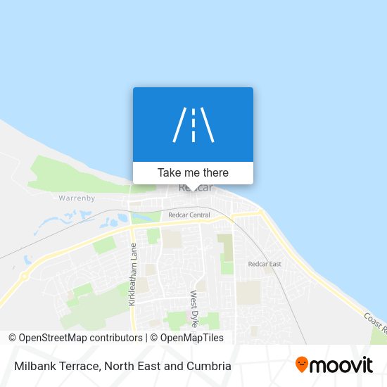Milbank Terrace map
