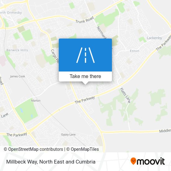 Millbeck Way map