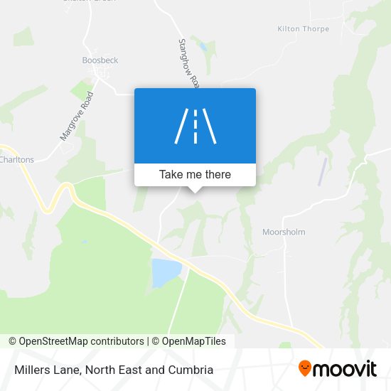 Millers Lane map