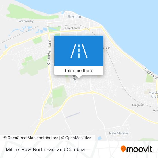 Millers Row map