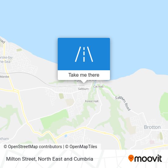 Milton Street map