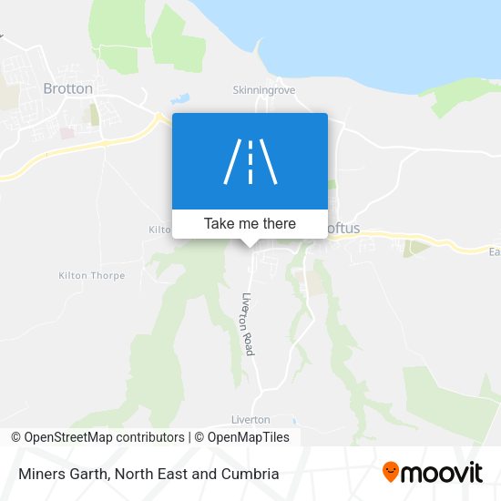 Miners Garth map