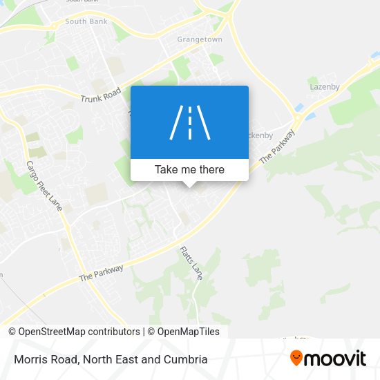 Morris Road map