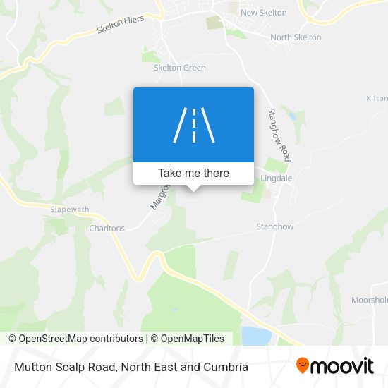 Mutton Scalp Road map
