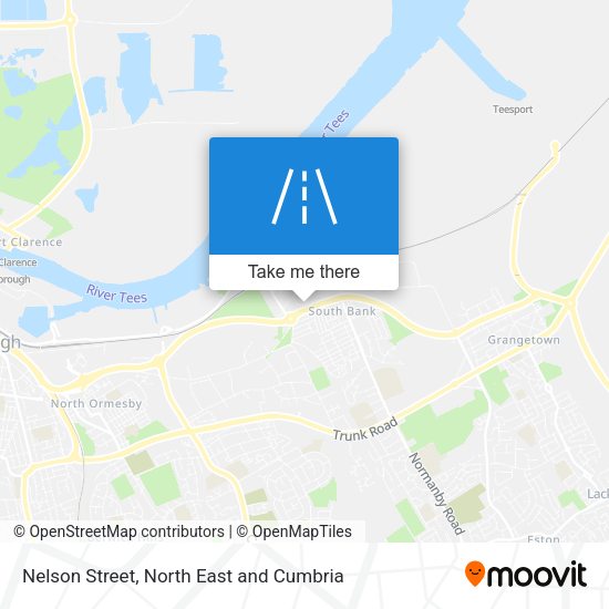 Nelson Street map